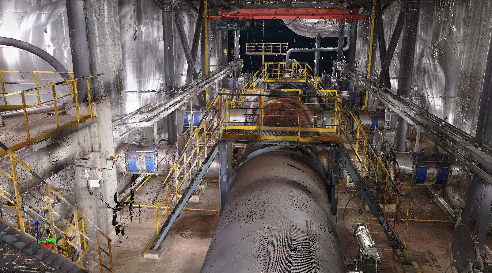 大型钢铁厂设施三维激光扫描数字化