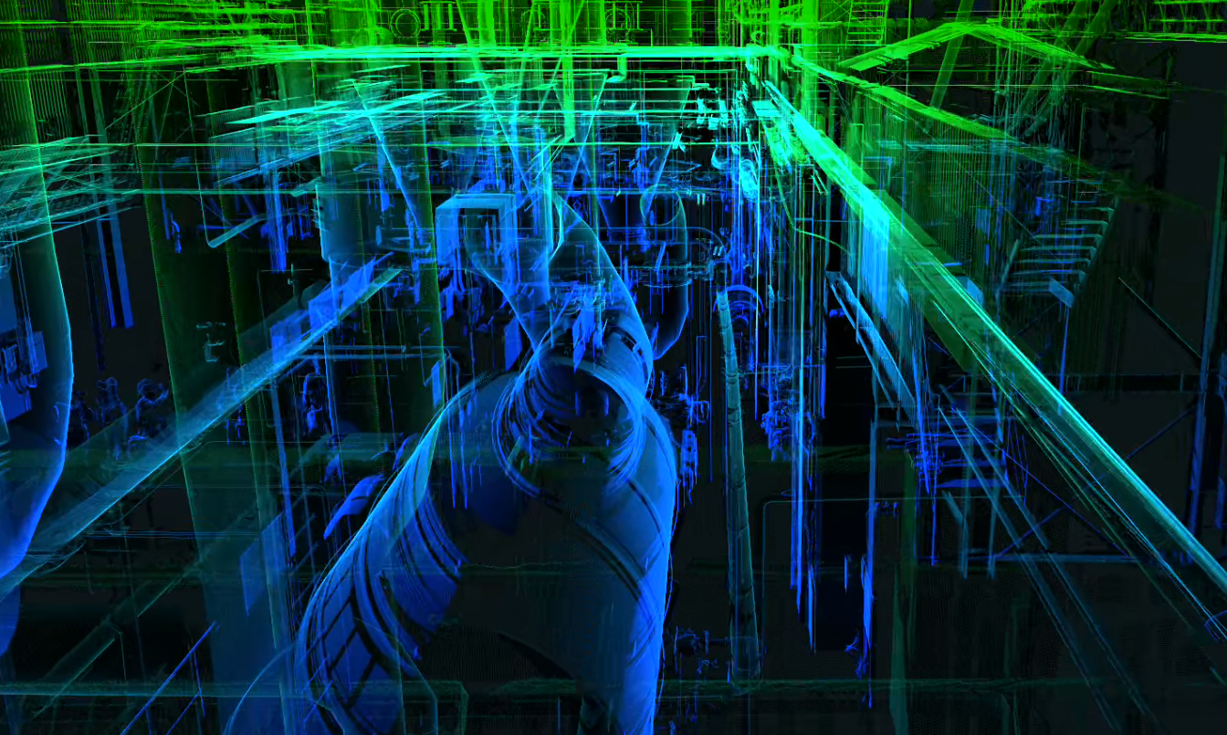 大型喷煤设备三维扫描建模的技术应用