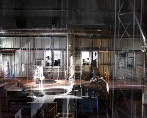 钢铁厂机械传动设备三维扫描建模的技术应用