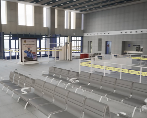 火车站候车室三维扫描建模的技术应用