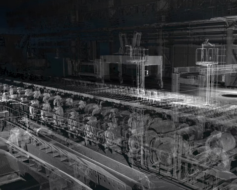 工厂控冷设备机组三维扫描建模的技术应用