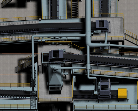 大管道三维激光扫描测量建模