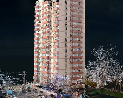 老旧小区楼体升级改造三维扫描建模技术的应用