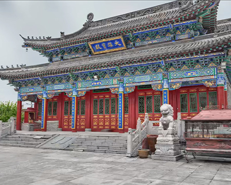 城中古建慈云寺高斯泼溅技术应用